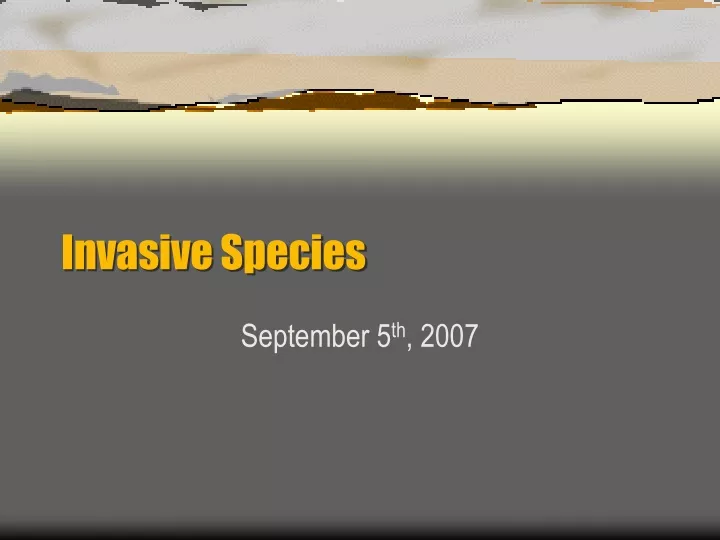 PPT - Invasive Species PowerPoint Presentation, Free Download - ID:9685054