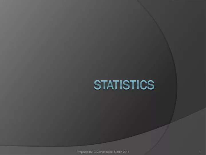 statistics