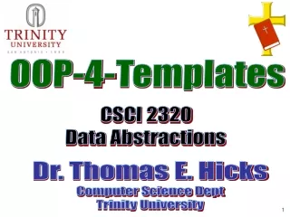 OOP-4-Templates CSCI  2320 Data Abstractions