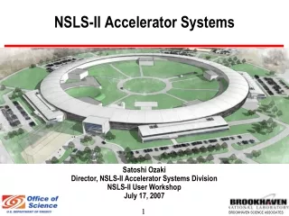 NSLS-II Accelerator Systems
