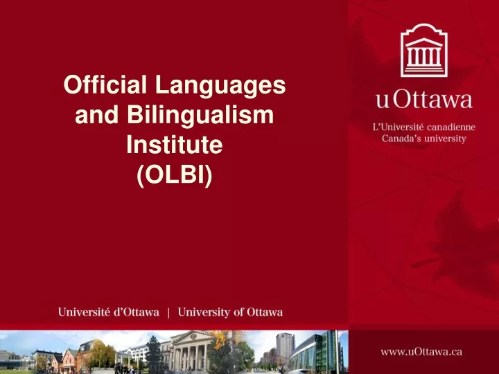 official languages and bilingualism institute olbi
