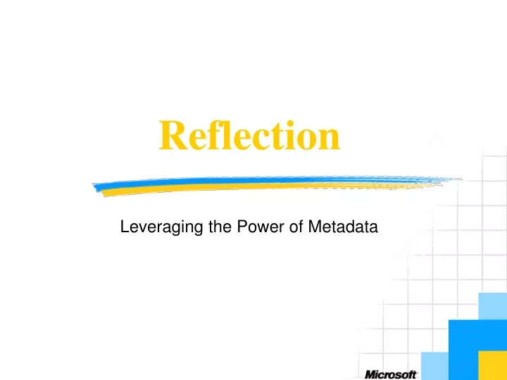 leveraging the power of metadata