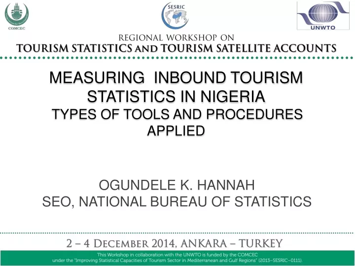 measuring inbound tourism statistics in nigeria