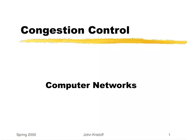 congestion control