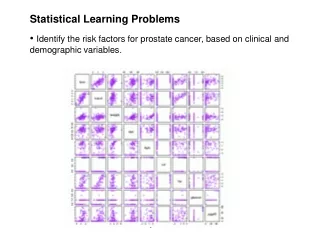 Statistical Learning Problems