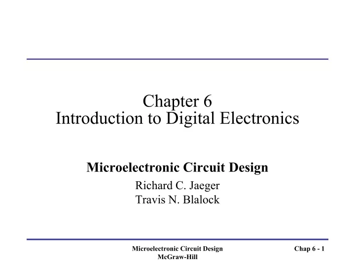 chapter 6 introduction to digital electronics