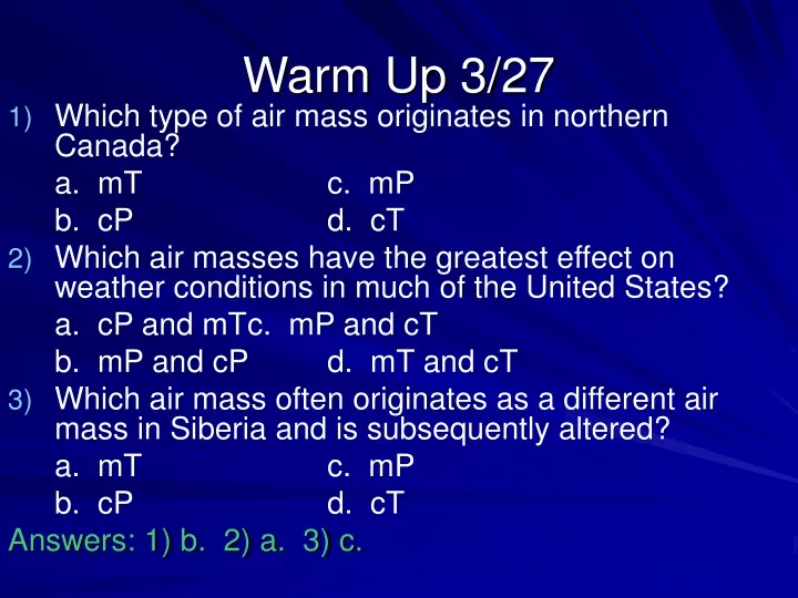 warm up 3 27