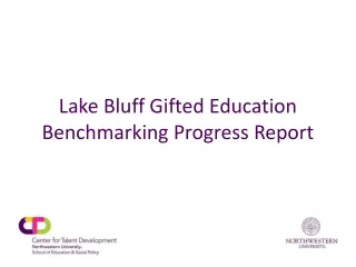 Lake Bluff Gifted Education Benchmarking Progress Report