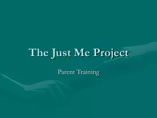 The Just Me Project