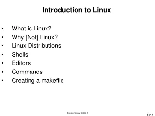 Introduction to Linux