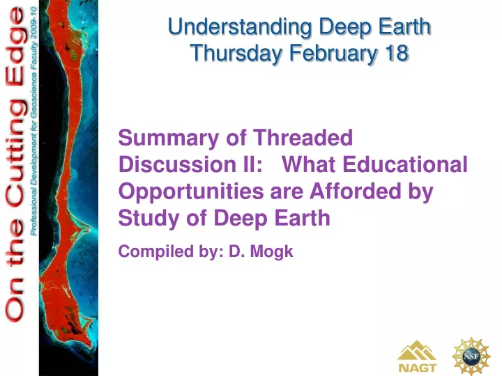 understanding deep earth thursday february 18