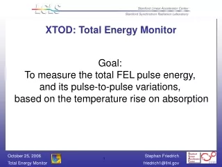 XTOD: Total Energy Monitor