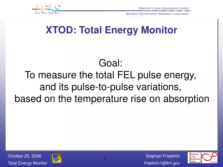 xtod total energy monitor