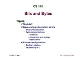 Bits and Bytes - slide 1