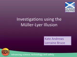 Investigations using the  Müller-Lyer Illusion