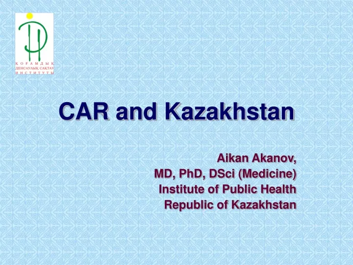 car and kazakhstan