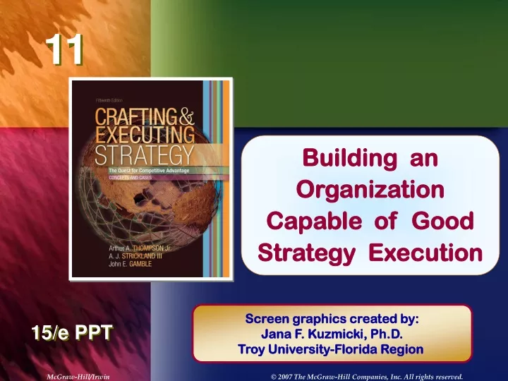 building an organization capable of good strategy