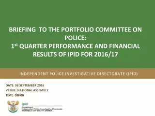 Independent Police Investigative Directorate (IPID)