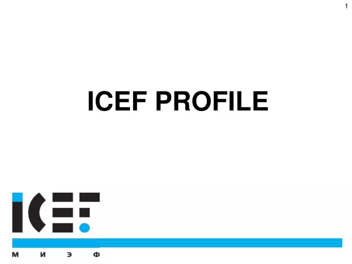 icef profile