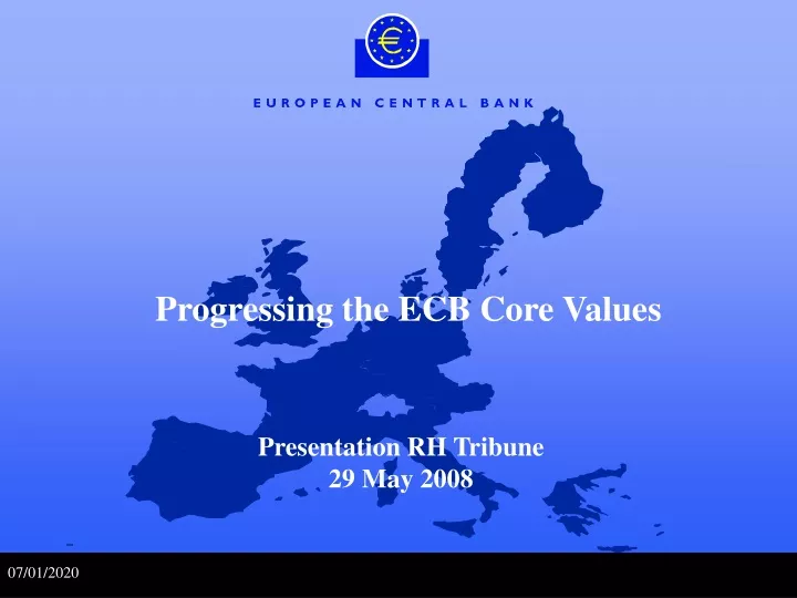 progressing the ecb core values