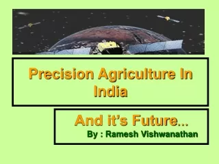 Precision Agriculture In India