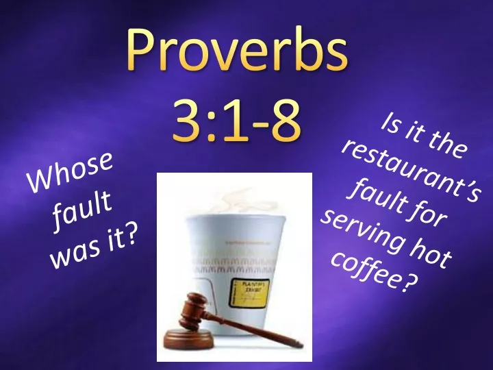 proverbs 3 1 8