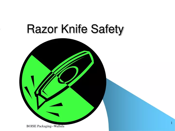 razor knife safety