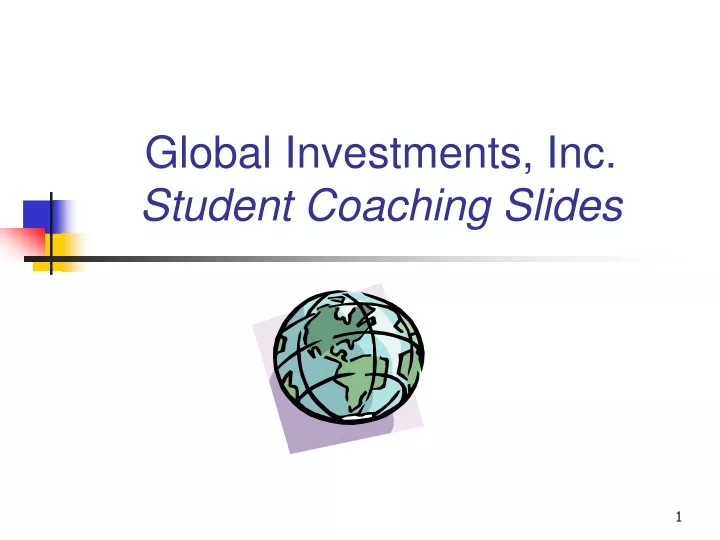 global investments inc student coaching slides