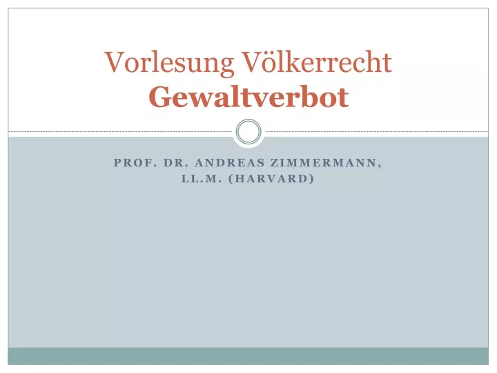 vorlesung v lkerrecht gewaltverbot