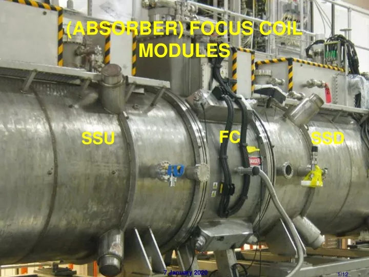 absorber focus coil modules