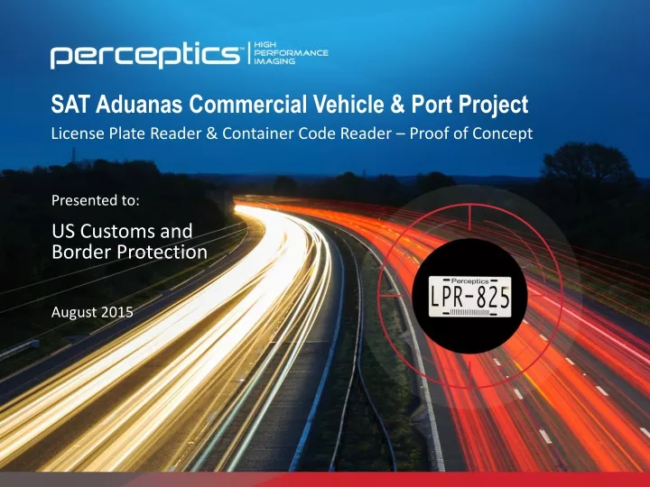 sat aduanas commercial vehicle port project