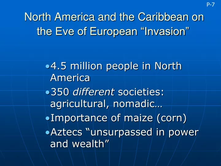 north america and the caribbean on the eve of european invasion