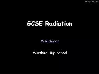 GCSE Radiation