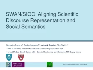 SWAN/SIOC: Aligning Scientific Discourse Representation and Social Semantics