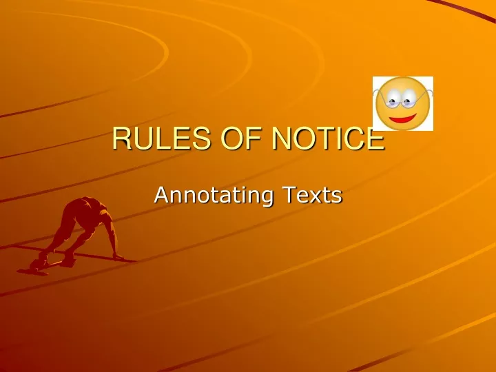 rules of notice