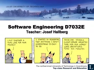 Software Engineering D7032E
