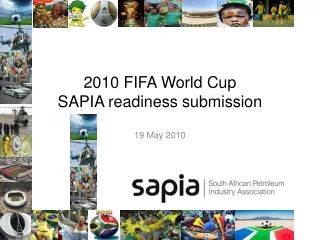 2010 FIFA World Cup  SAPIA readiness submission