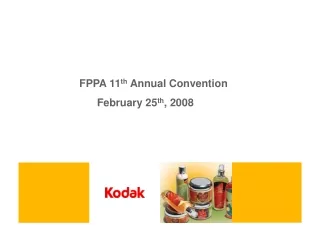 FPPA 11 th  Annual Convention 		      February 25 th , 2008