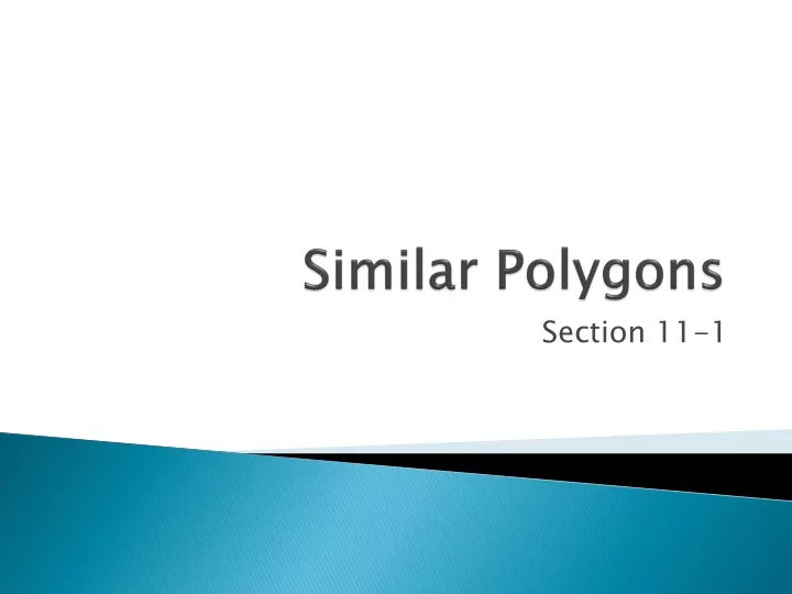 similar polygons