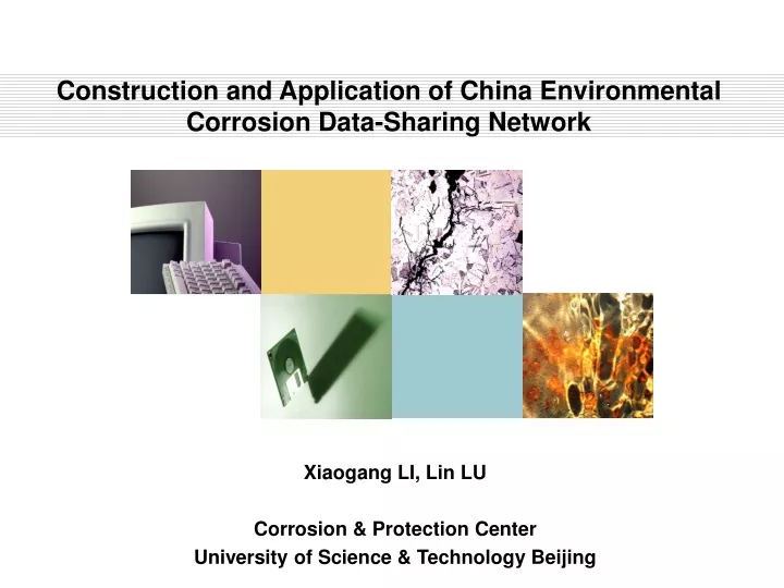 xiaogang li lin lu corrosion protection center university of science technology beijing