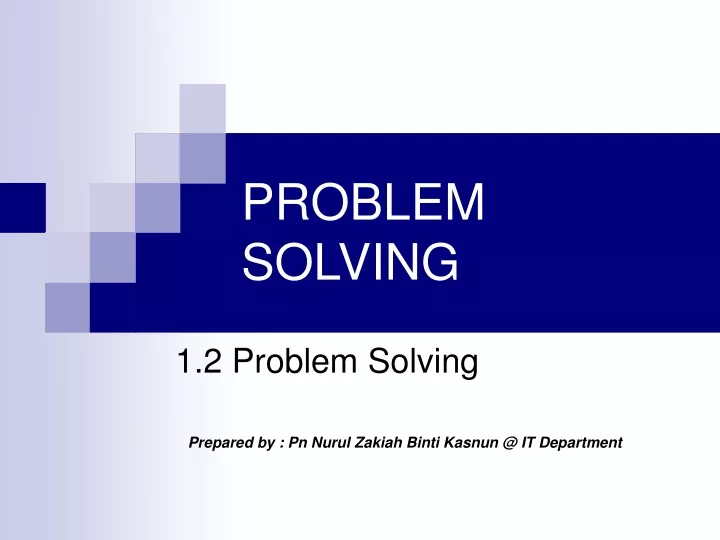 problem solving