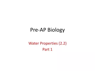 Pre-AP Biology