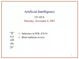 Artificial Intelligence