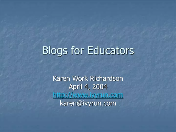 blogs for educators