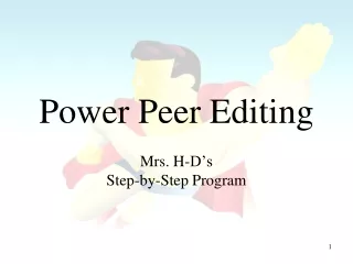 Power Peer Editing
