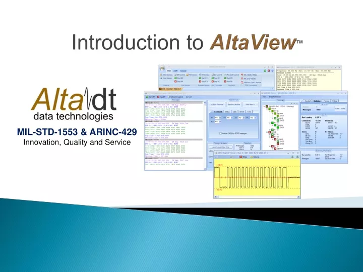 introduction to altaview
