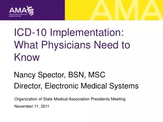 ICD-10 Implementation: What Physicians Need to Know