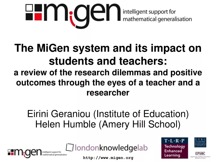 the migen system and its impact on students