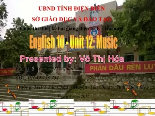 Presented by:  Võ Thị Hóa