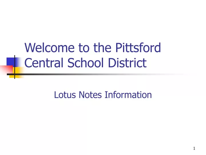 welcome to the pittsford central school district